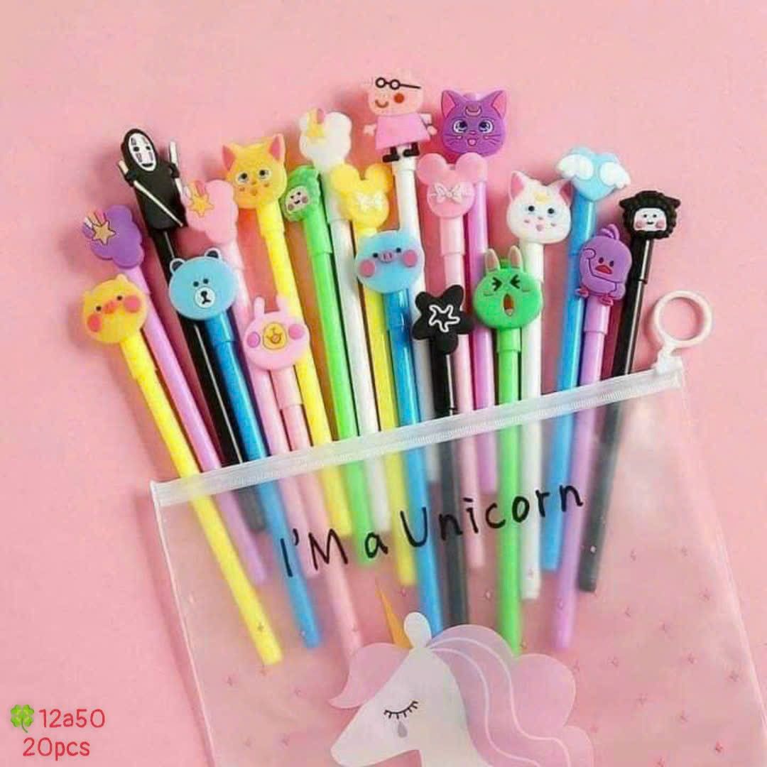 SET 20 BÚT BI HÌNH THÚ SIÊU KUTE